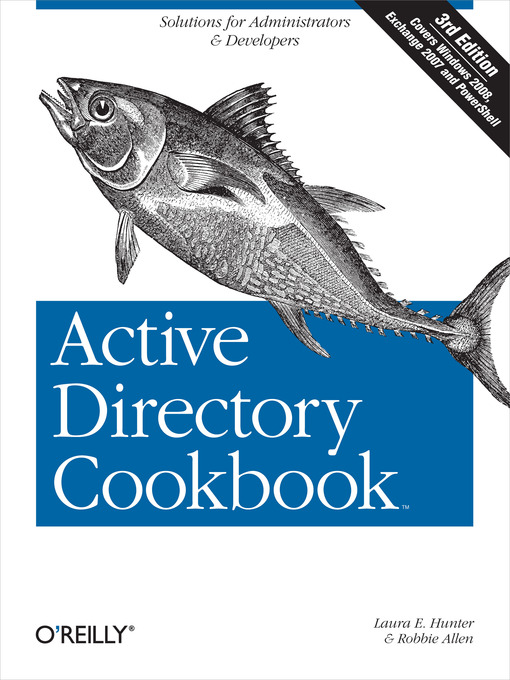 Title details for Active Directory Cookbook by Laura E. Hunter - Available